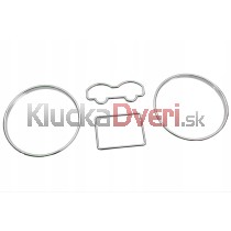 Okrasné chrómové kryty prístrojovej dosky, budíkov VW Golf IV, 98-05