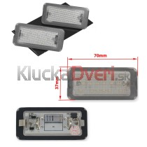 LED Osvetlenie ŠPZ Fiat 500, 07-16