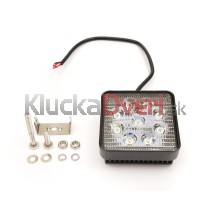 LED Pracovné svetlo 27W, štvorcové