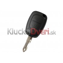 Obal kľúča, holokľúč pre Opel Vivaro, dvojtlačítkový, ostrý hrot