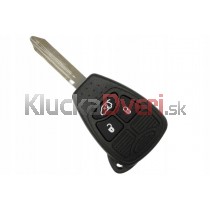 Obal kľúča, holokľúč pre Chrysler 300C, 3 tlačítkový