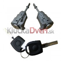 Vložka zámku, 2x kľúč VW Lupo, 97-05 ľavá+pravá strana, 98-05