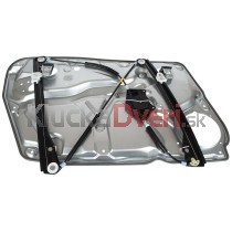 Mechanizmus sťahovania okien Škoda Superb I 01-08, predný, pravý, s plechom