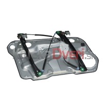 Mechanizmus sťahovania okien VW Bora 98-05, predný, pravý, s plechom