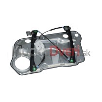 Mechanizmus sťahovania okien VW Bora 98-05, predný, ľavý, s plechom
