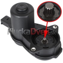Elektromotor, servomotorček ručnej brzdy Audi A6 C7, 12-TORX