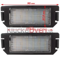 LED Osvetlenie ŠPZ 2 ks sada Hyundai i20