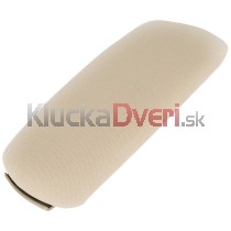  Vrch lakťovej opierky Seat Exeo kompletný, béžový textil, 1,6 cm