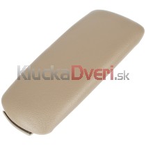 Vrch lakťovej opierky Seat Exeo kompletný, béžový, 1,6 cm Ekokoža