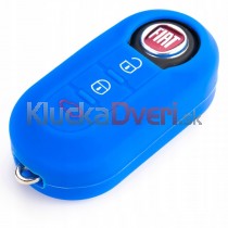 Silikonový obal, púzdro kľúča, modrý pre Fiat Grande Punto