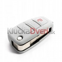 Silikonový obal, púzdro kľúča, sivý pre Audi A5