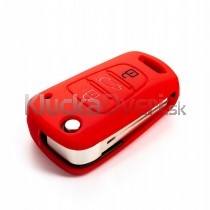Silikonový obal, púzdro kľúča, červený pre Hyundai iX35