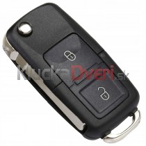 Obal kľúča, holokľúč pre VW CC, dvojtlačítkový 1J0959753N