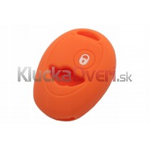 Silikonový obal, púzdro kľúča, Mini Cooper oranžový