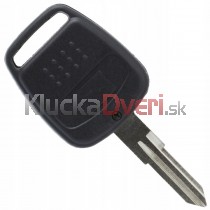 Obal kľúča, holokľúč pre Nissan Primera, 1-tlačítkový, čierny