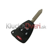 Obal kľúča, holokľúč pre Chrysler Neon, 4-tlačítkový