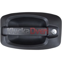 Kľučka dverí vonkajšia zadné dvere, vložka zámku, 2x kľúč Fiat Ducato od 2006