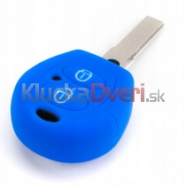 Silikonový obal, púzdro kľúča, modrý Seat Arosa 6L0837219R