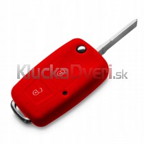 Silikonový obal, púzdro kľúča, červený VW Scirocco 08-17