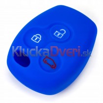 Silikonový obal, púzdro kľúča, farba modrá Dacia Dokker