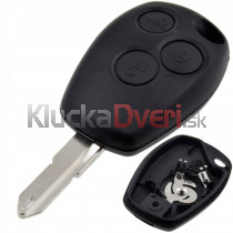 Obal kľúča, holokľúč pre Dacia Lodgy, 3-tlačítkový, čierny