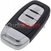Obal kľúča, holokľúč pre Audi A4 A5 bez KESSY, 4-tlačítkový, s elektronikou