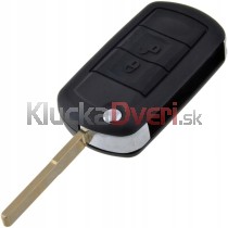 Obal kľúča, holokľúč pre Land Rover Range Rover Sport, trojtlačítkový s elektronikou 05-09
