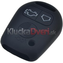 Silikonový obal, púzdro kľúča, čierny pre BMW rad 3, 5, 7, X3, X5, Z3