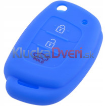 Silikonový obal, púzdro kľúča, modrý pre Hyundai Tucson Elantra Sonata I10 IX20 IX30