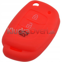 Silikonový obal, púzdro kľúča, červený pre Hyundai Tucson Elantra Sonata I10 IX20 IX30