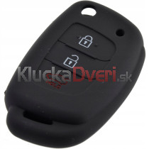 Silikonový obal, púzdro kľúča, čierny pre Hyundai Tucson Elantra Sonata I10 IX20 IX30