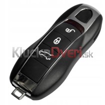 Obal kľúča, holokľúč pre Porsche Cayenne, Cayman, Boxster, 911, 987, 996, 997 trojtlačítkový