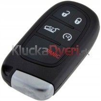 Obal kľúča, holokľúč pre Jeep Cherokee, päťtlačítkový s elektronikou