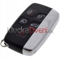 Obal kľúča, holokľúč pre Jaguar XE, XF, F-Type, XJ, F-Pace päťtlačítkový s elektronikou
