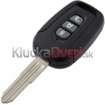 Obal kľúča, holokľúč pre Chevrolet Captiva, trojtlačítkový s elektronikou