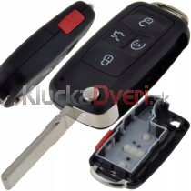 Obal kľúča, holokľúč pre VW T5, T6, Multivan, 5-tlačítkový