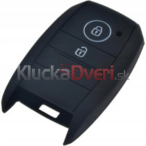 Silikonový obal, púzdro kľúča čierny Kia Venga Sorento Carens Optima Sportage Ceed Stonic Picanto