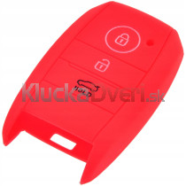 Silikonový obal, púzdro kľúča červený Kia Venga Sorento Carens Optima Sportage Ceed Stonic Picanto