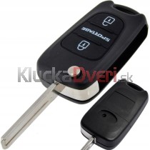 Obal kľúča, holokľúč pre Hyundai i10 I, i20 I, i30, i30 combi, ix20, ix35 trojtlačítkový od 2008