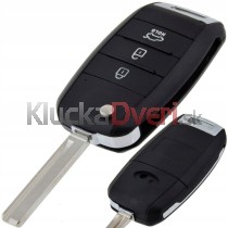 Obal kľúča, holokľúč pre Kia Picanto Pro Ceed Rio trojtlačítkový Hrot: HYN17