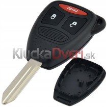 Obal kľúča, holokľúč pre Jeep 3-tlačítkový