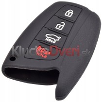 Silikonový obal, púzdro kľúča pre Hyundai Santa Fe čierny 