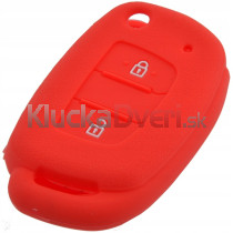 Silikonový obal, púzdro kľúča pre Hyundai Tucson Elantra Sonata I10 IX20 IX30 červený