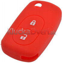 Silikonový obal, púzdro kľúča, Audi červený