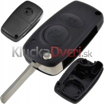 Obal kľúča, holokľúč pre Alfa Romeo 166, dvojtlačítkový 
