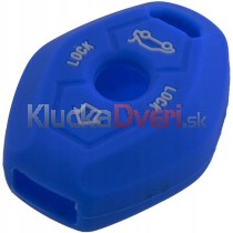 Silikonový obal, púzdro kľúča, modrý BMW rad 3, 5, 7, X3, X5 
