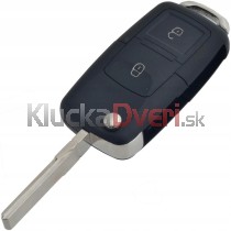 Obal kľúča, holokľúč pre Škoda Fabia, 2-tlačítkový, s elektronikou