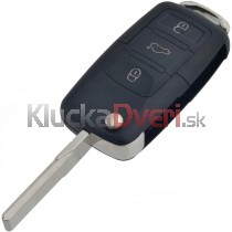 Obal kľúča, holokľúč pre Seat, 3-tlačítkový, s elektronikou
