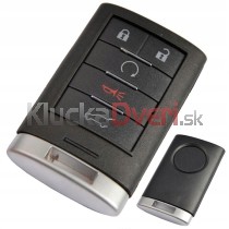Obal kľúča, holokľúč pre Cadillac STS XLR ESCALADE 5-tlačítkový