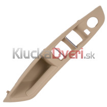 Madlo, rúčka, držiak, úchyt predné vnútorné dvere, ľavá strana, BMW rad 5 F10 F11, béžová